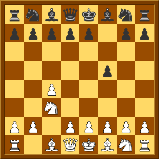 Here, I played the only move to safely escape the fork (Qd3